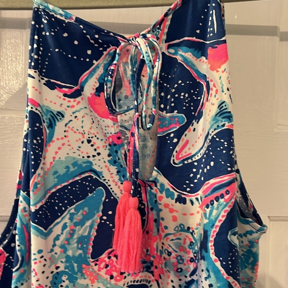 Lilly Pulitzer Blue and Pink Patterned Dress - Picture 4 of 4